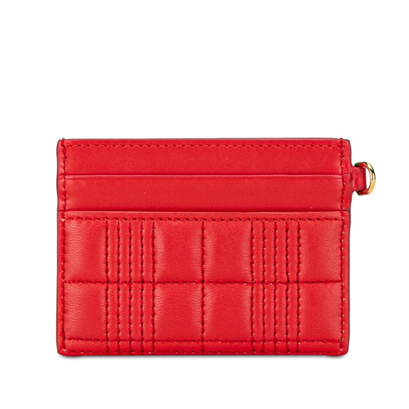Burberry Leather TB Monogram Quilted Card Case