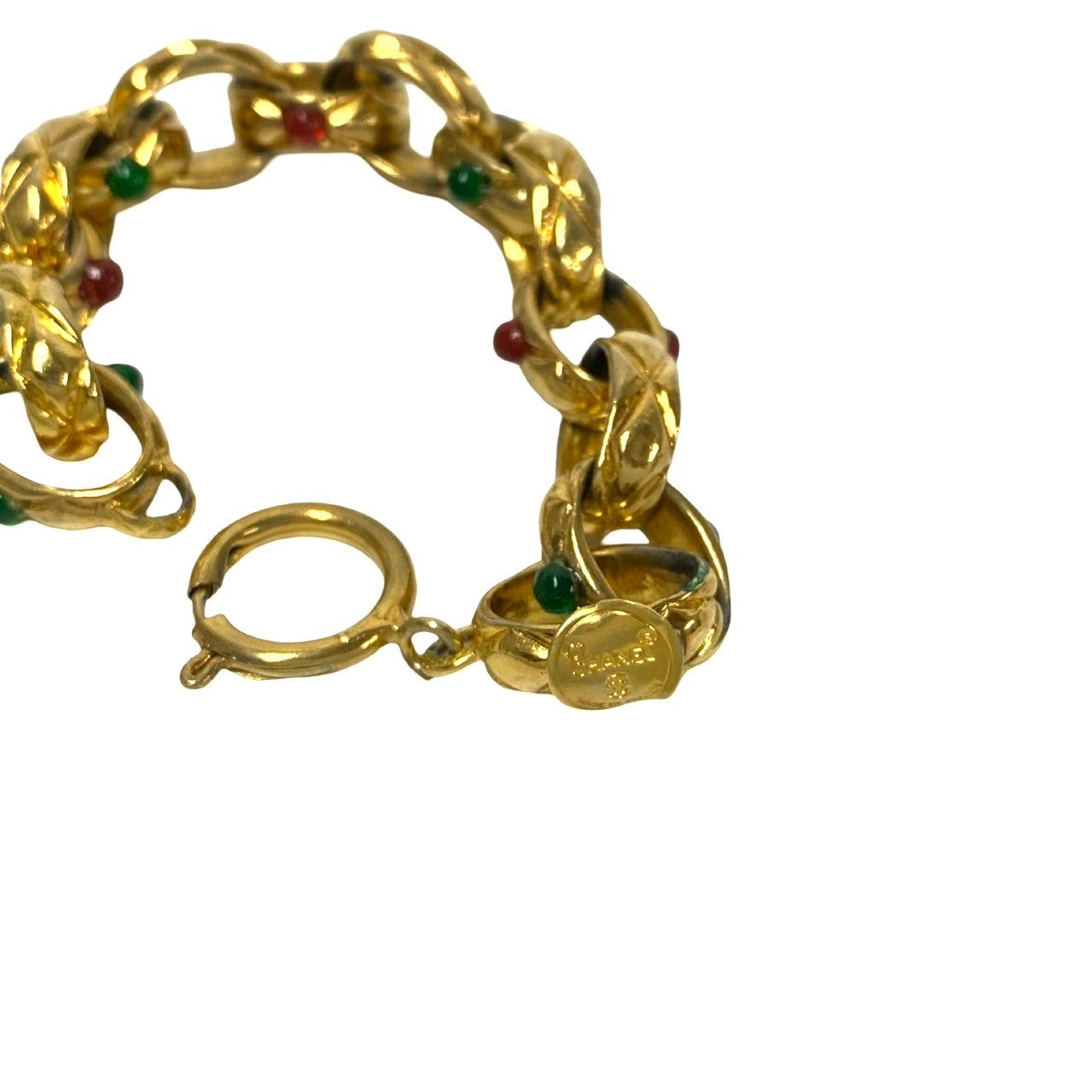 CHANEL bracelet Gold Plated gold Matrasse Gripoa