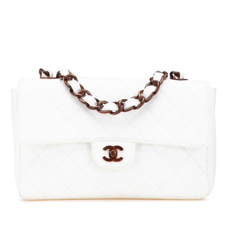 Chanel Coco Mark Matelasse Caviar Skin Shoulder Bag