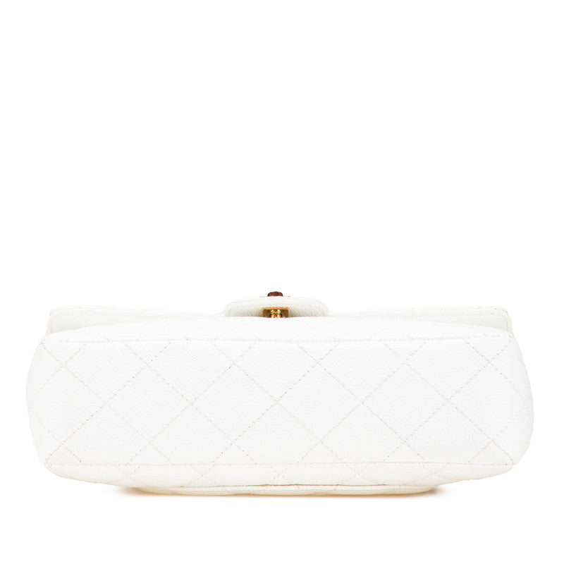 Chanel Coco Mark Matelasse Caviar Skin Shoulder Bag