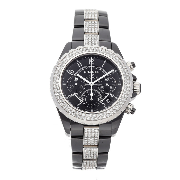 CHANEL J12 Chronograph Diamond Unisex Watch
