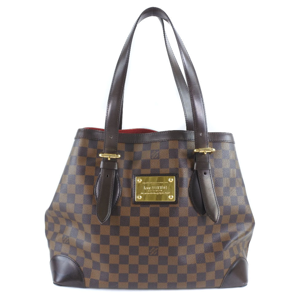 Louis Vuitton Brown Canvas Hampstead tote bag