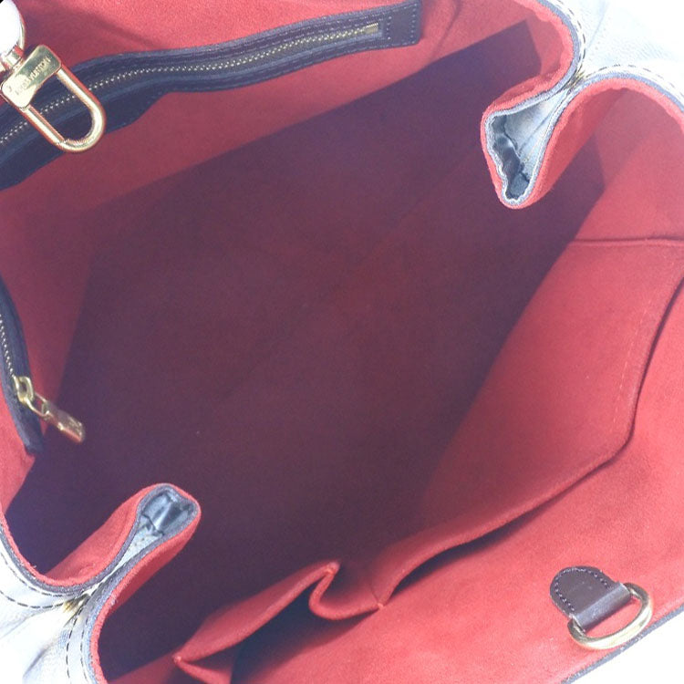 Louis Vuitton Brown Canvas Hampstead tote bag