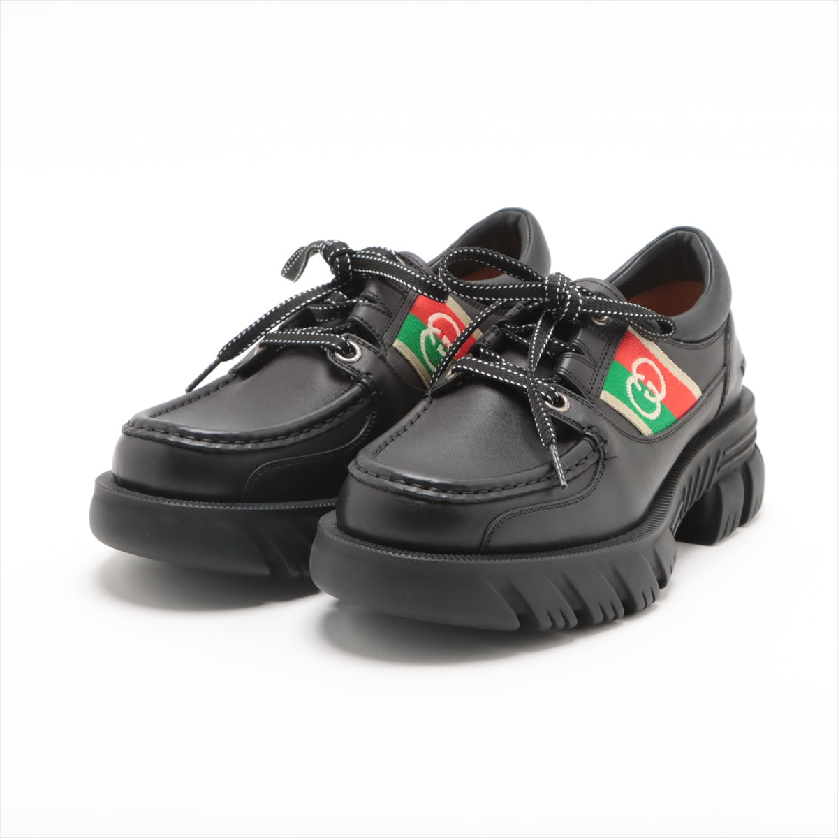 Gucci 5  Leather Shoes 663369 Interlocg G Interlocking G Gucci