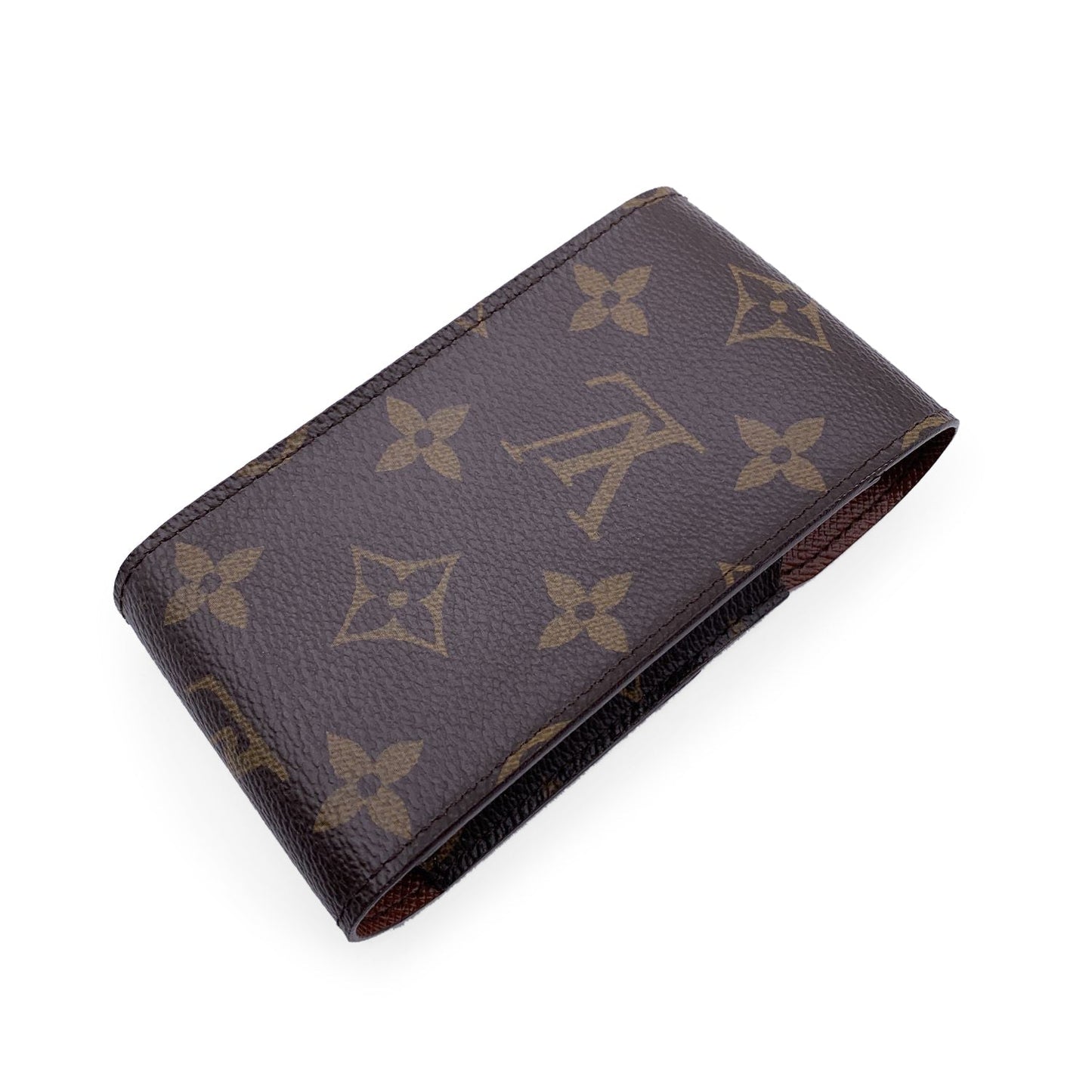 LOUIS VUITTON Monogram Brown Canvas Cigarette Case Holder M63024
