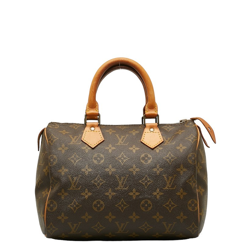 Louis Vuitton Monogram peed Bandriel 25 Handbag Mini Boston Bag M41113 Brown PVC Leather  Louis Vuitton