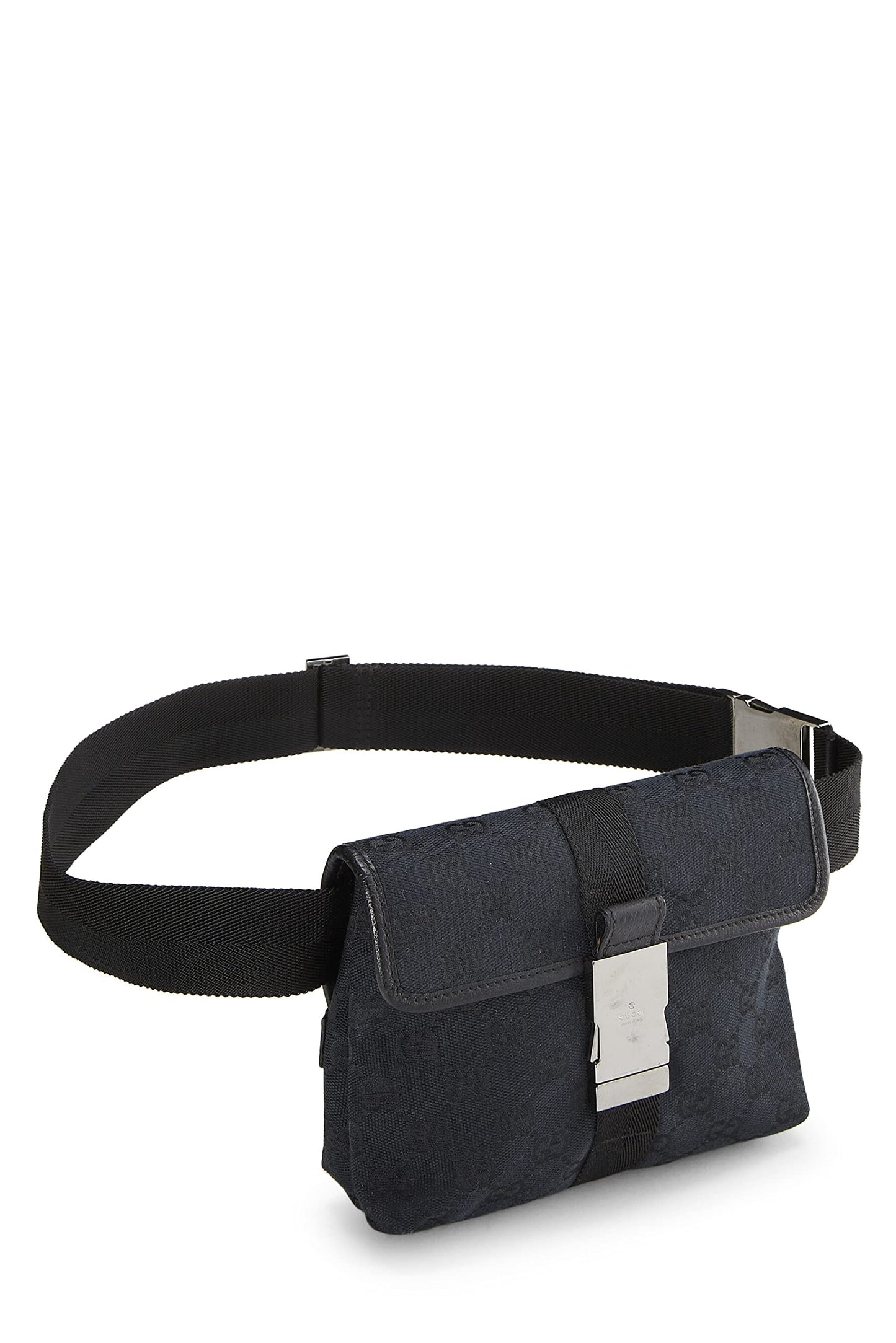 Gucci, Black GG Canvas Belt Bag Small, Black