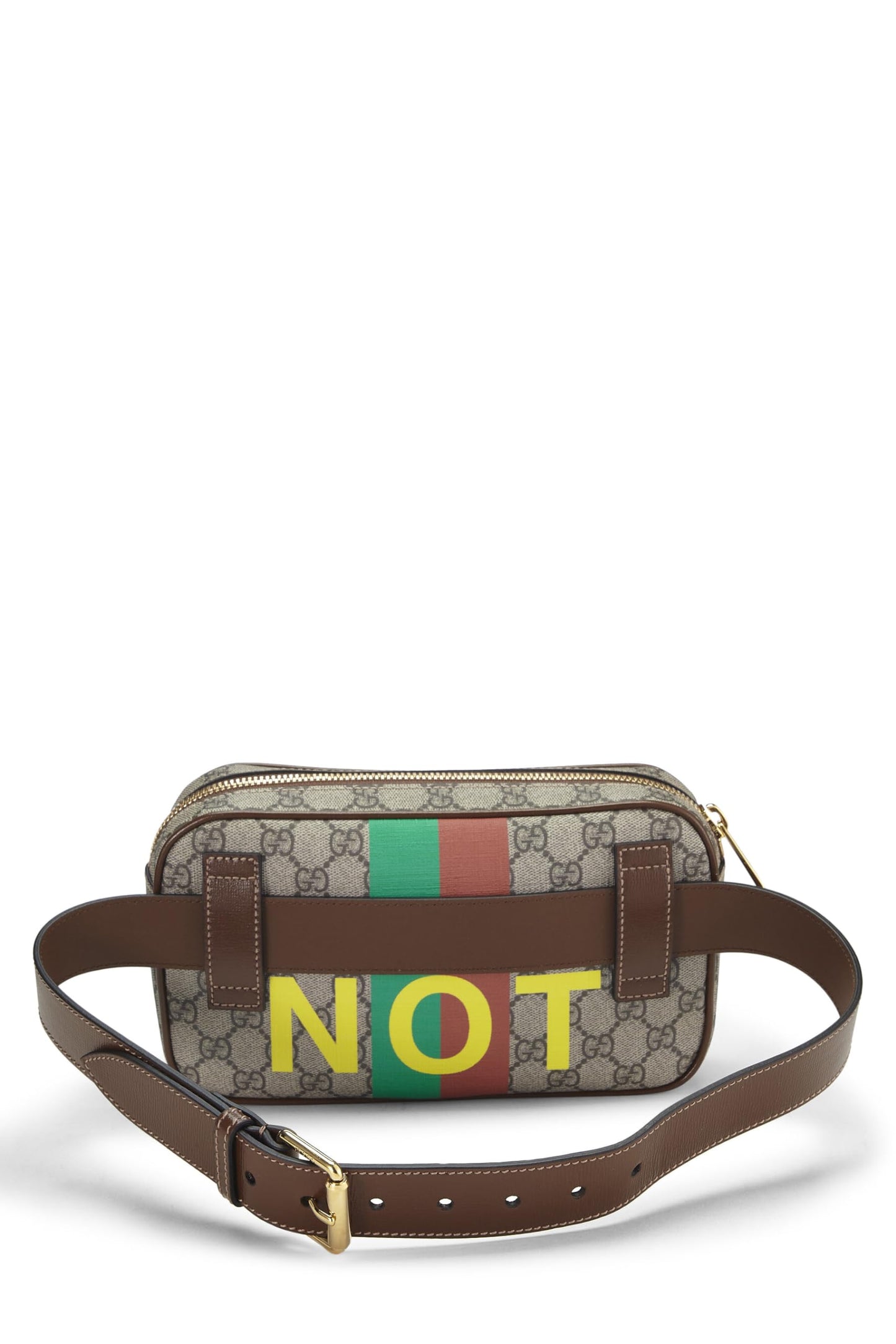 Gucci, Original GG Supreme Fake/Not Belt Bag, Brown