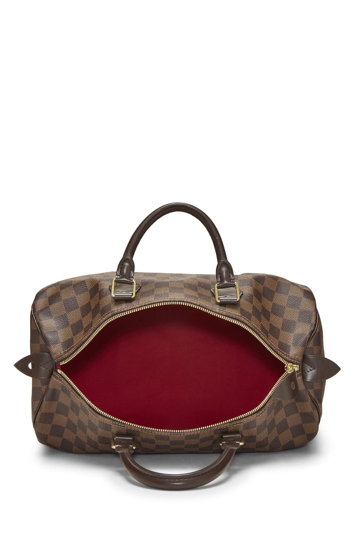Louis Vuitton,  Damier Ebene Speedy 35, Brown
