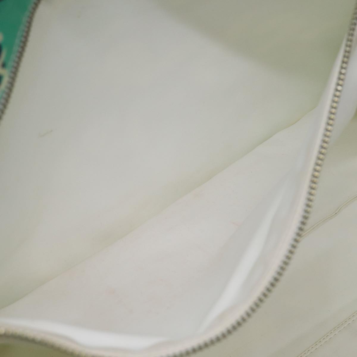 CHANEL Tote Bag Vinyl coating Green CC Auth 71032