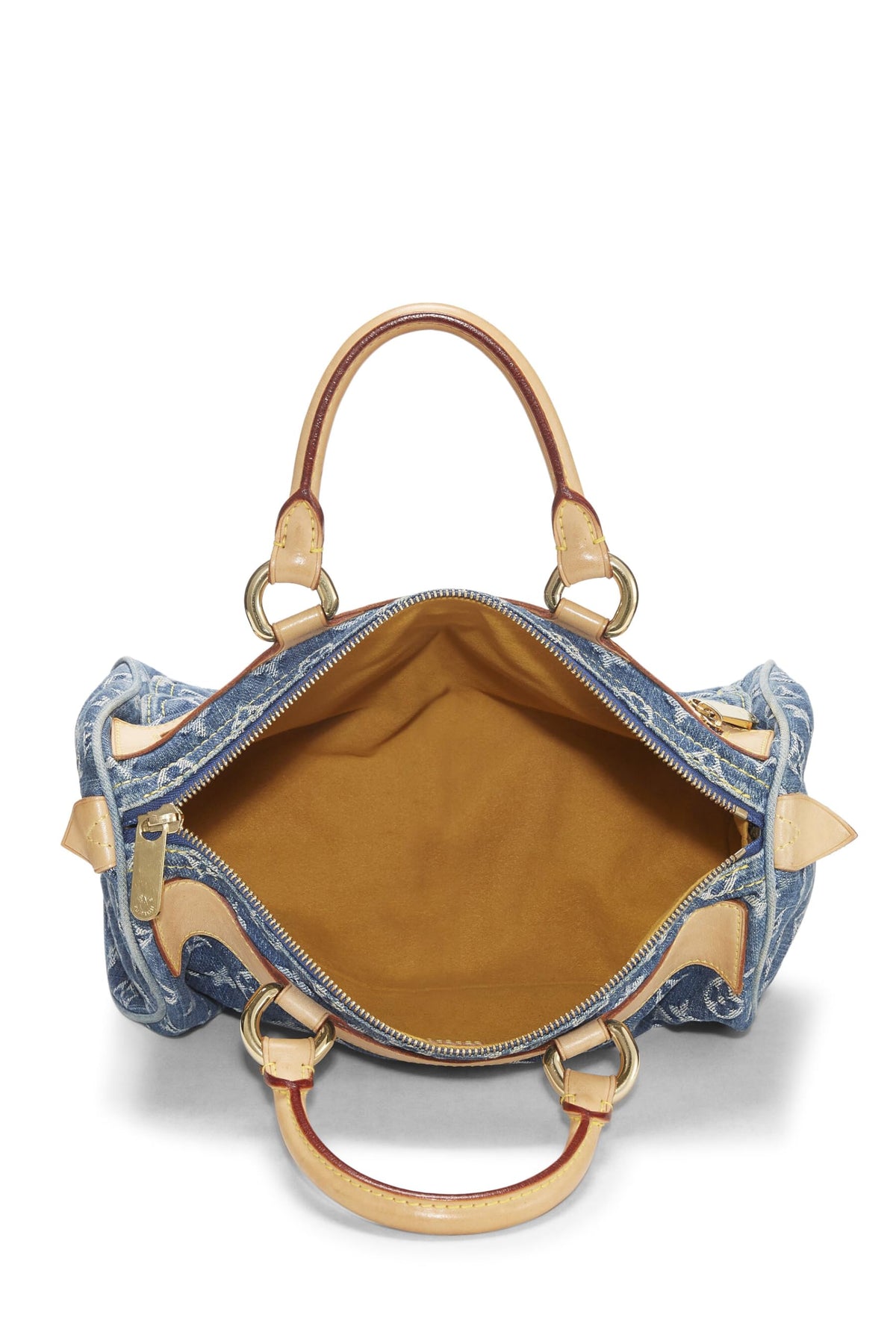 Louis Vuitton,  Blue Monogram Denim Neo Speedy, Blue