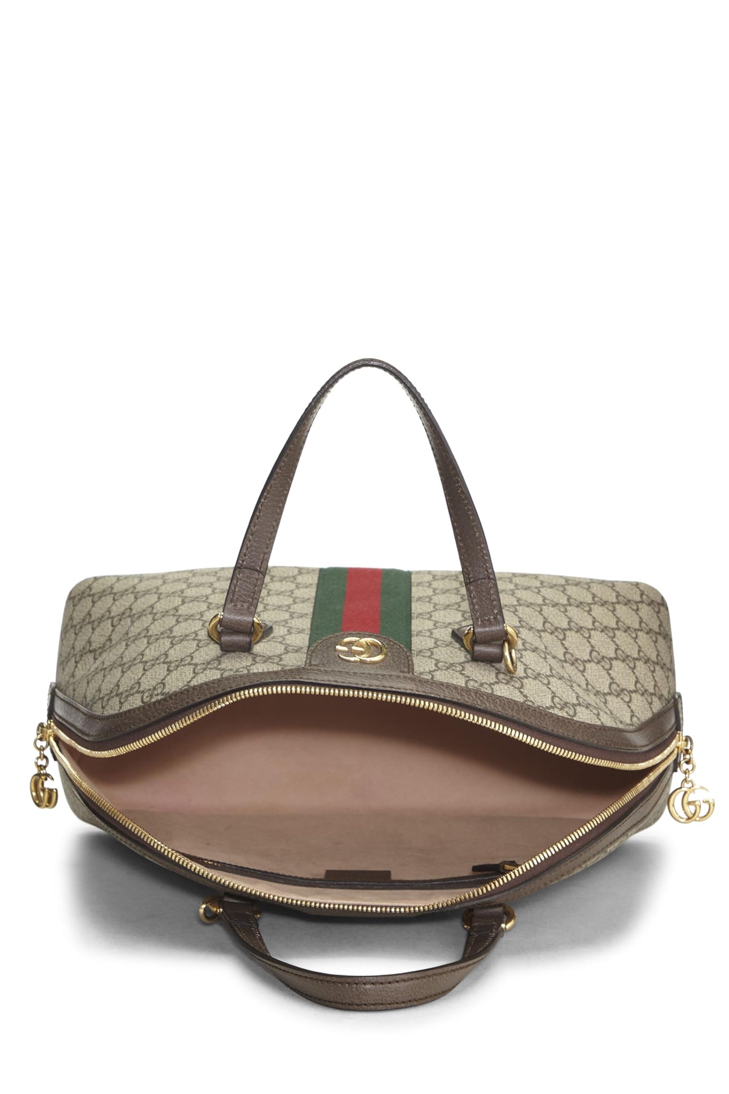 Gucci, Original GG Supreme Ophidia Dome Bag Medium, Brown