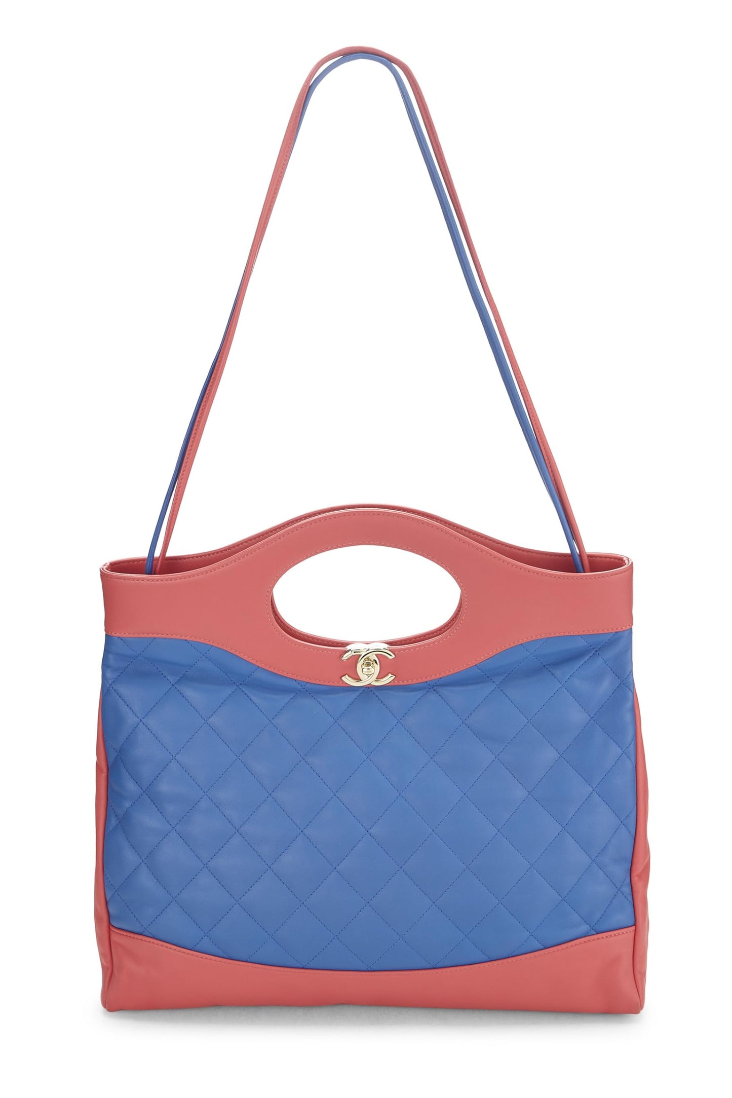 Chanel,  Multicolor Quilted Lambskin 31 Shopping Tote Large, Multi