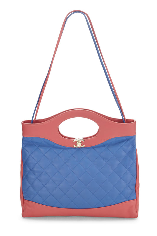 Chanel,  Multicolor Quilted Lambskin 31 Shopping Tote Large, Multi