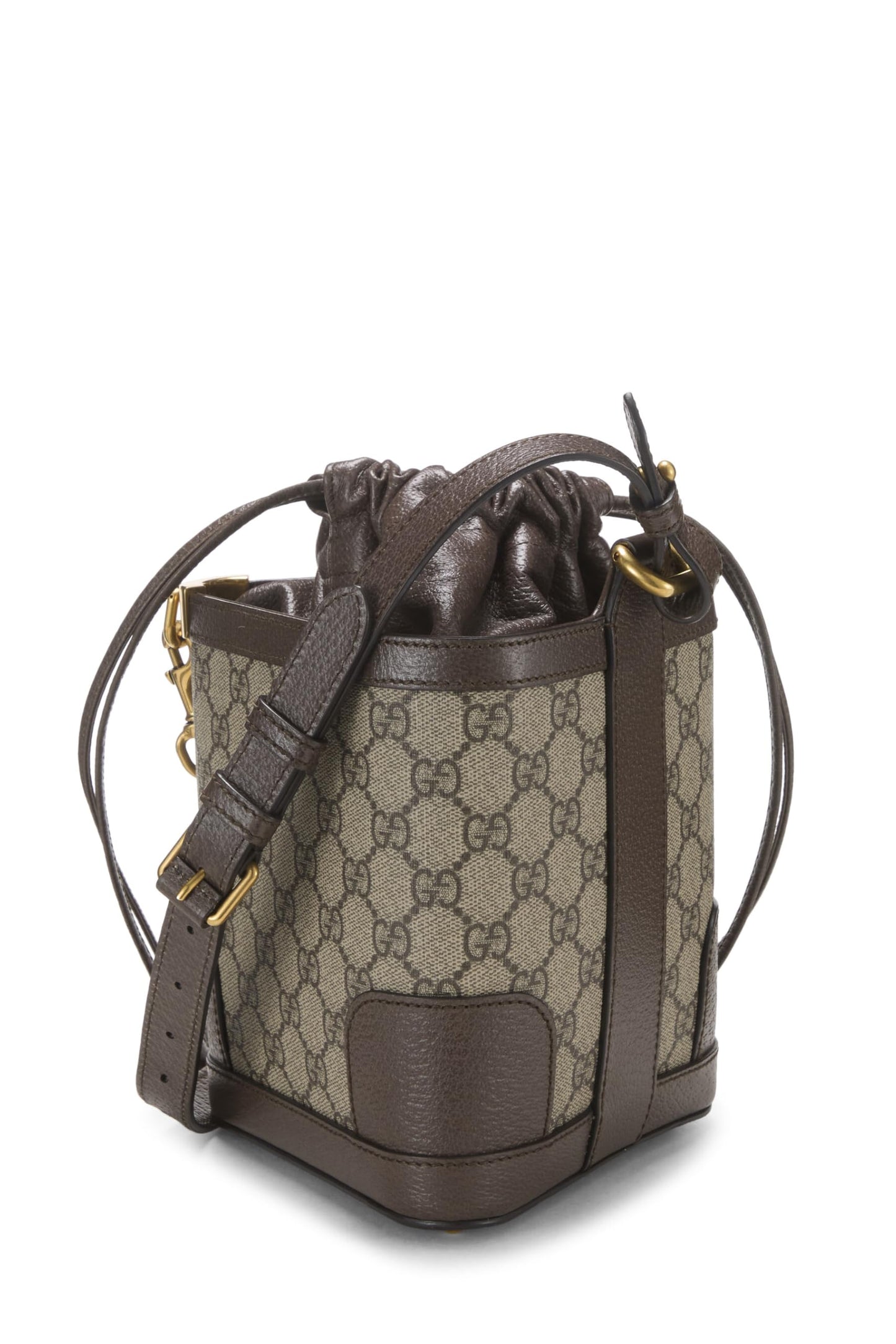 Gucci, Original GG Supreme Canvas Ophidia Bucket Bag Small, Brown