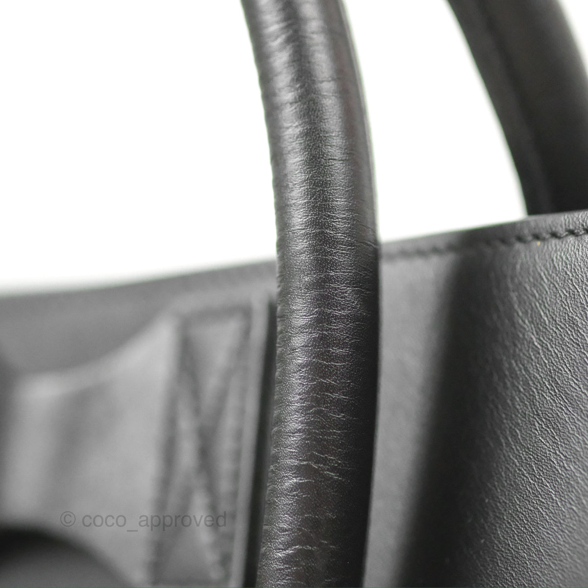 Celine Mini Luggage Bag Black/Brown/Ivory Calfskin