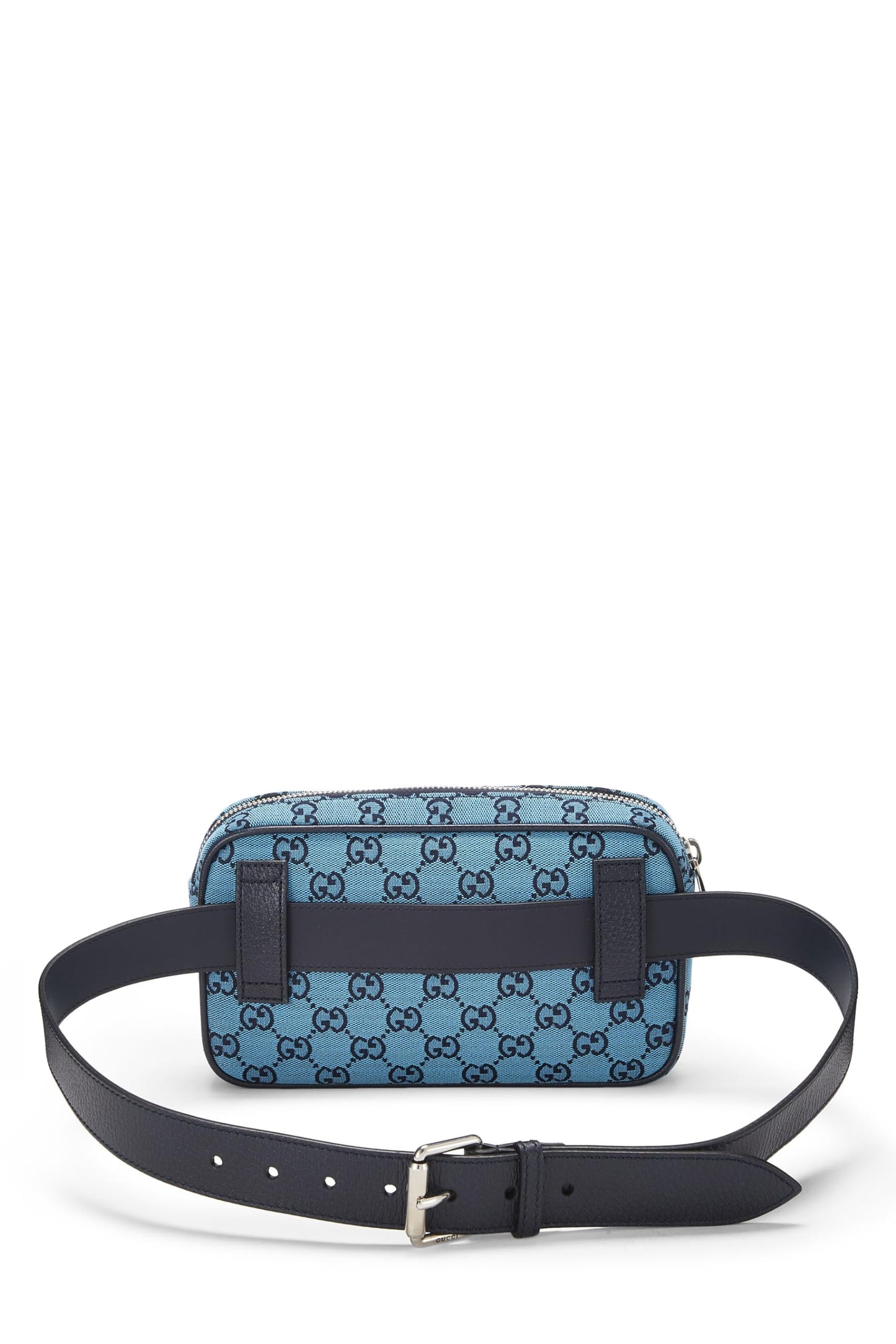 Gucci, Blue GG Marmont Canvas Belt Bag, Blue