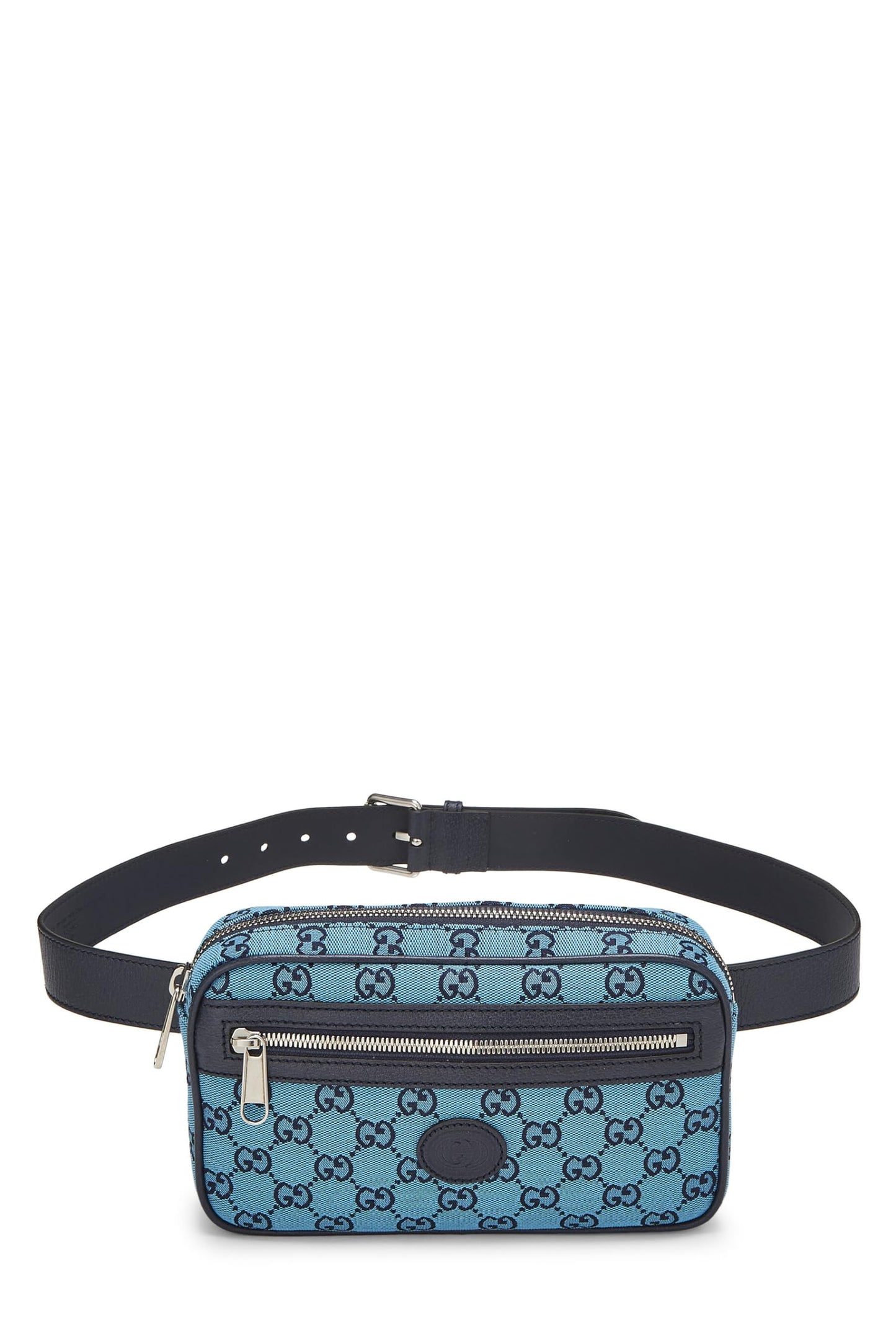Gucci, Blue GG Canvas Marmont Belt Bag, Blue