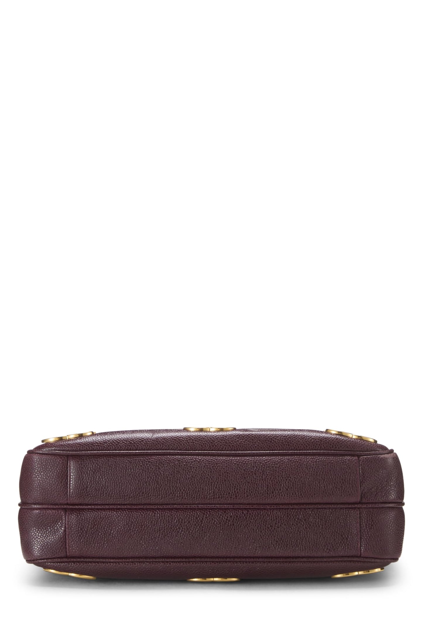 Chanel,  Burgundy Caviar 3 'CC' Tote Large, Burgundy