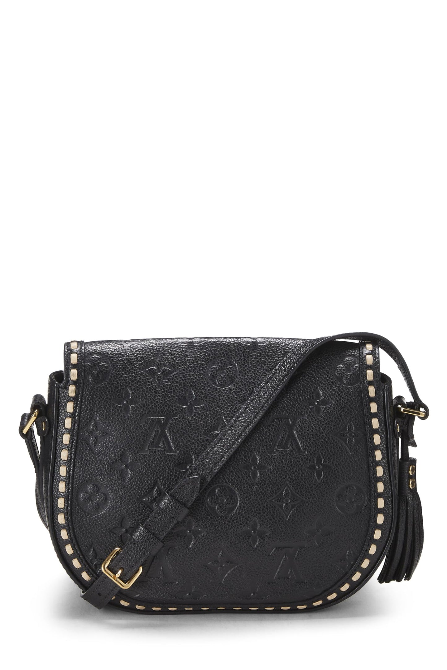 Louis Vuitton,  Black Monogram Empreinte Junot Crossbody, Black