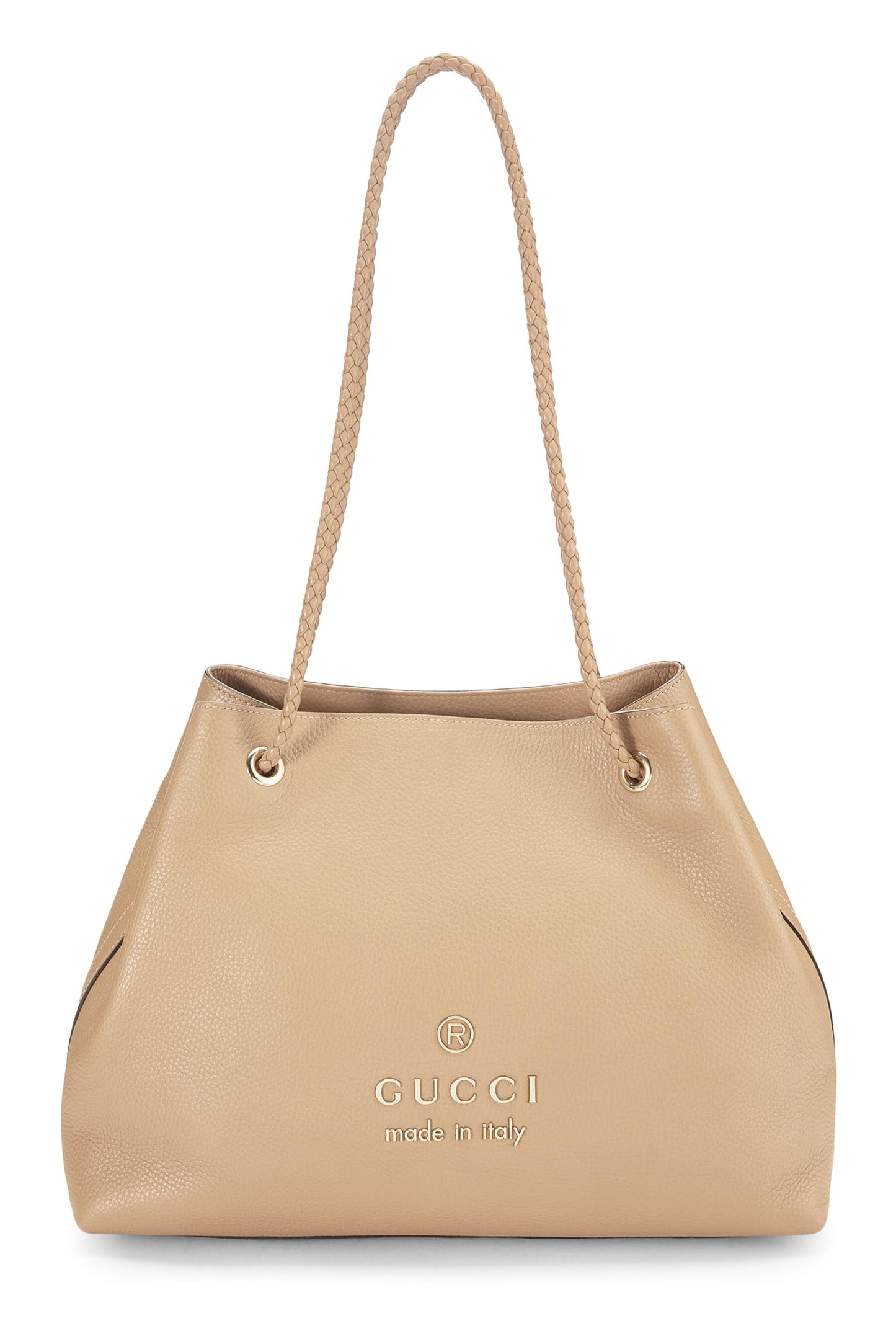 Gucci, Beige Leather Gifford Tote, Beige