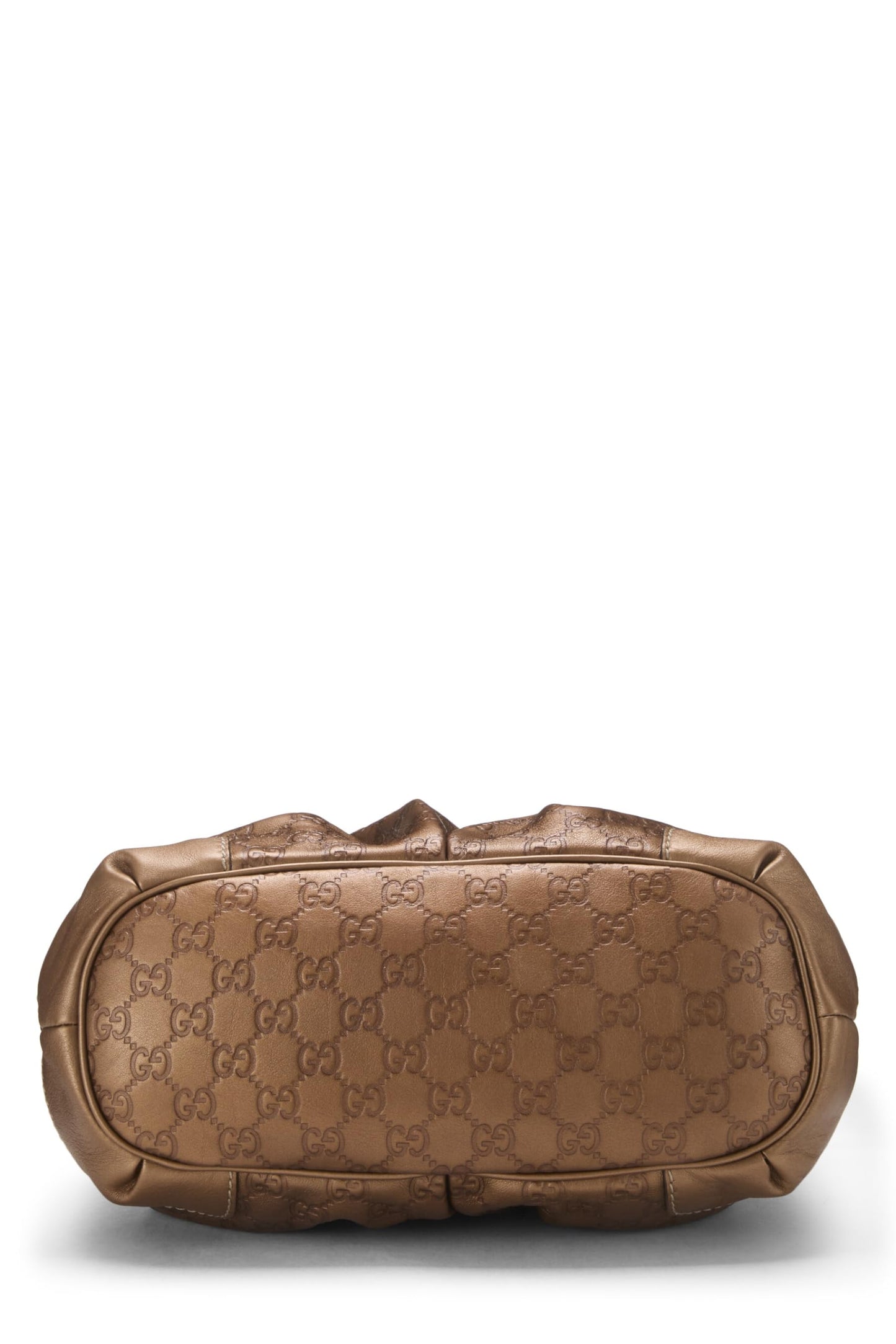 Gucci, Bronze Guccissima Sukey Handbag Large, Brown