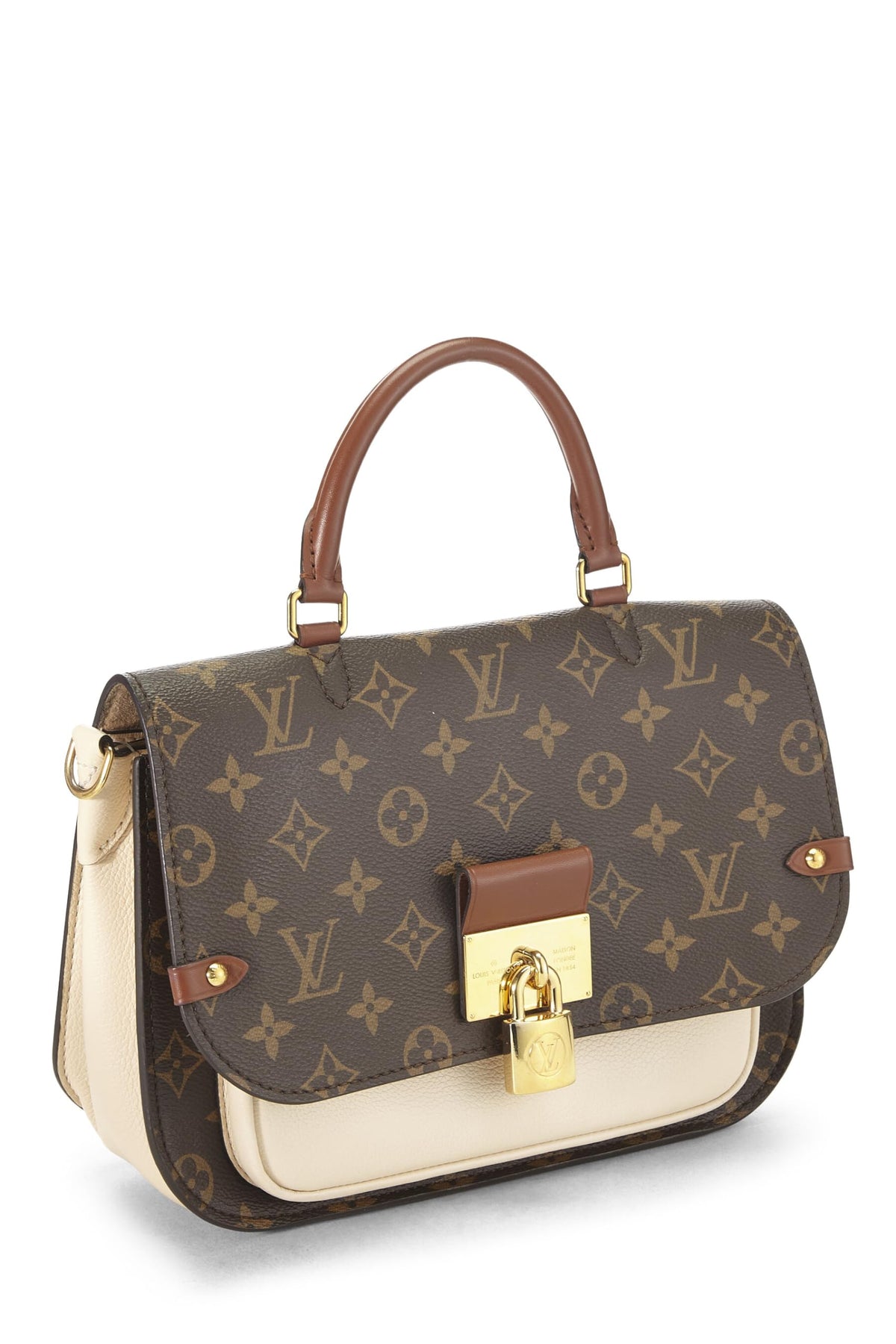 Louis Vuitton,  Beige Monogram Canvas Marignan, Beige