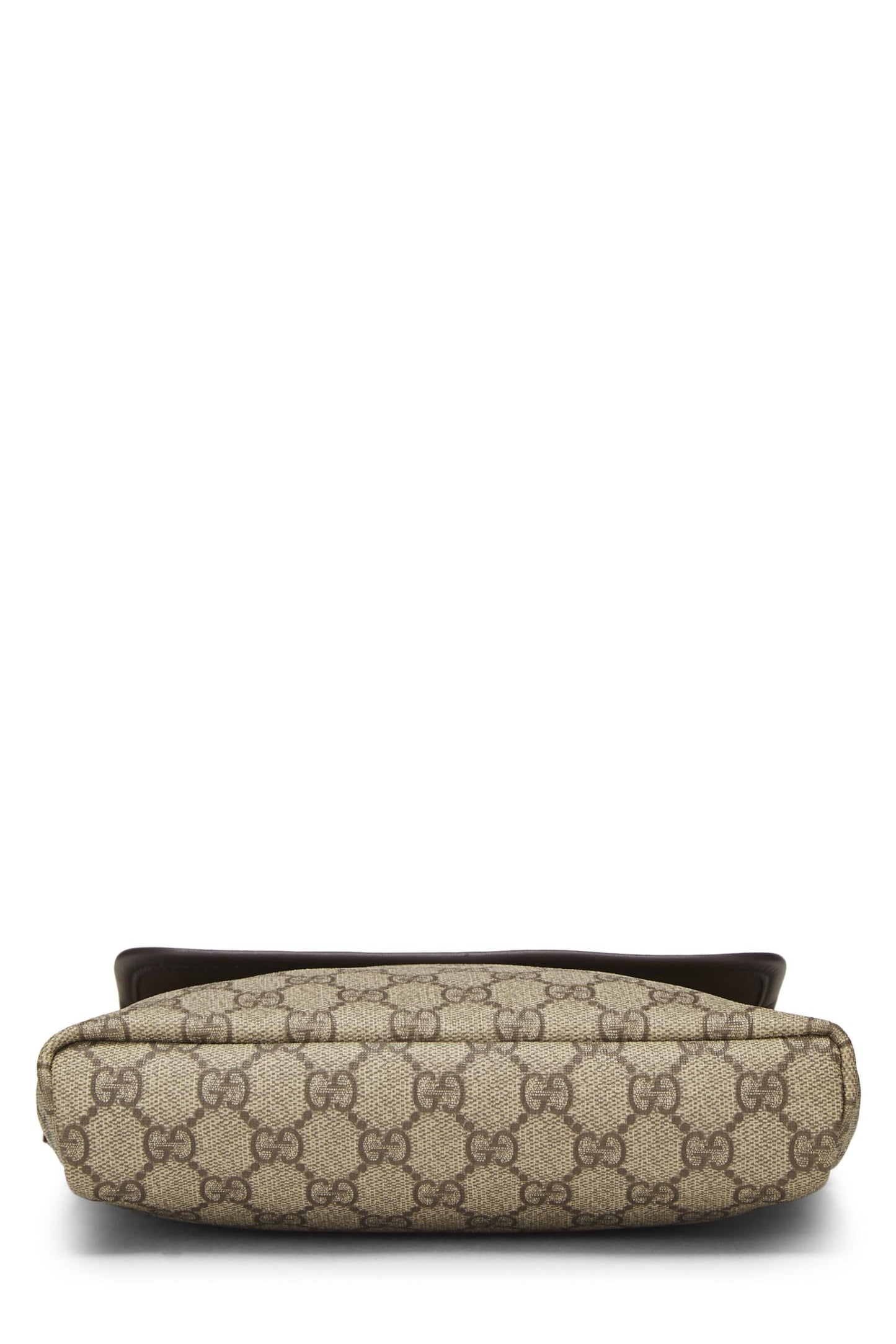 Gucci, Original GG Supreme Canvas Flap Messenger Small, Brown
