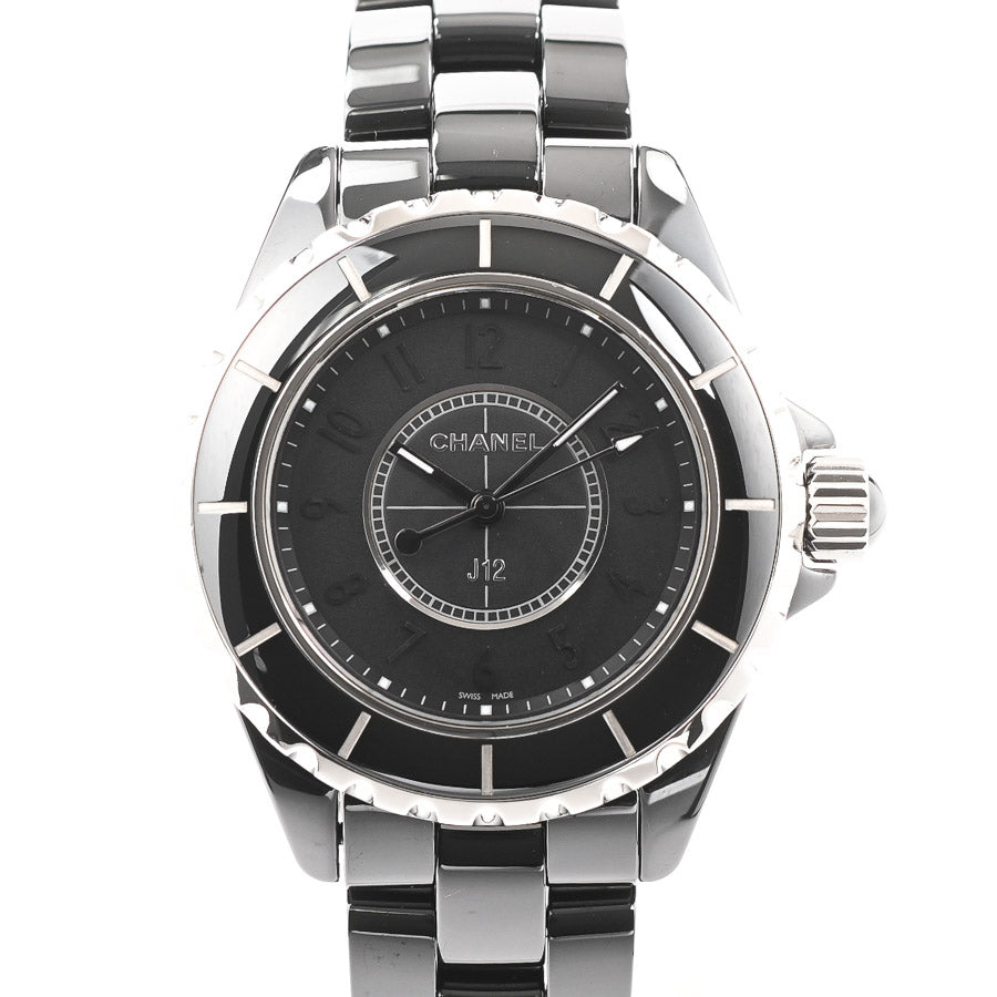 Chanel J12 33mm Black Intense Watch H3828 Black