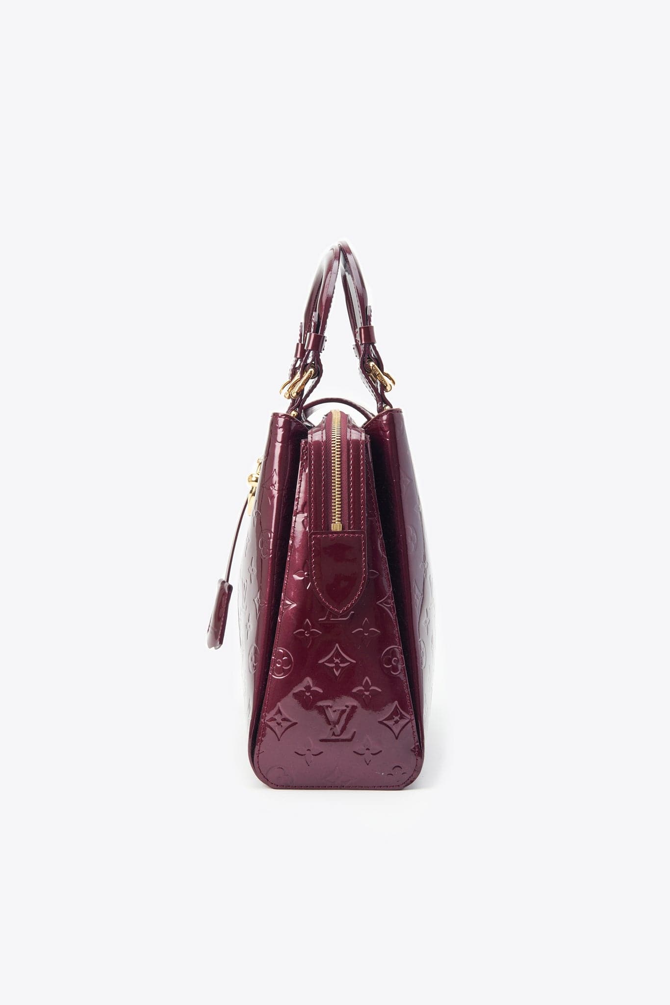 Louis Vuitton Melrose Bag in Amarante Vernis Leather