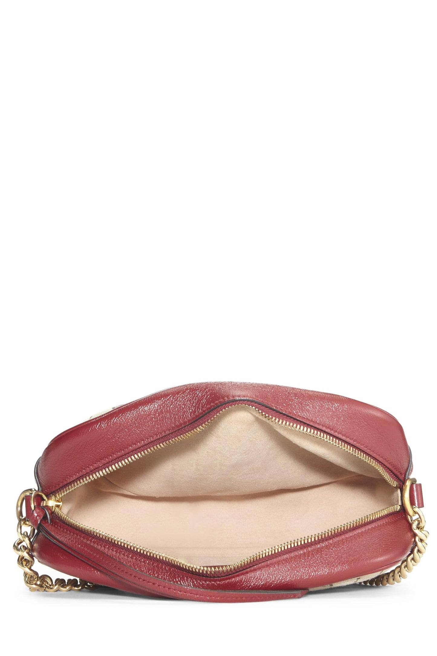 Gucci, Red Original GG Canvas Marmont Crossbody Small, Red