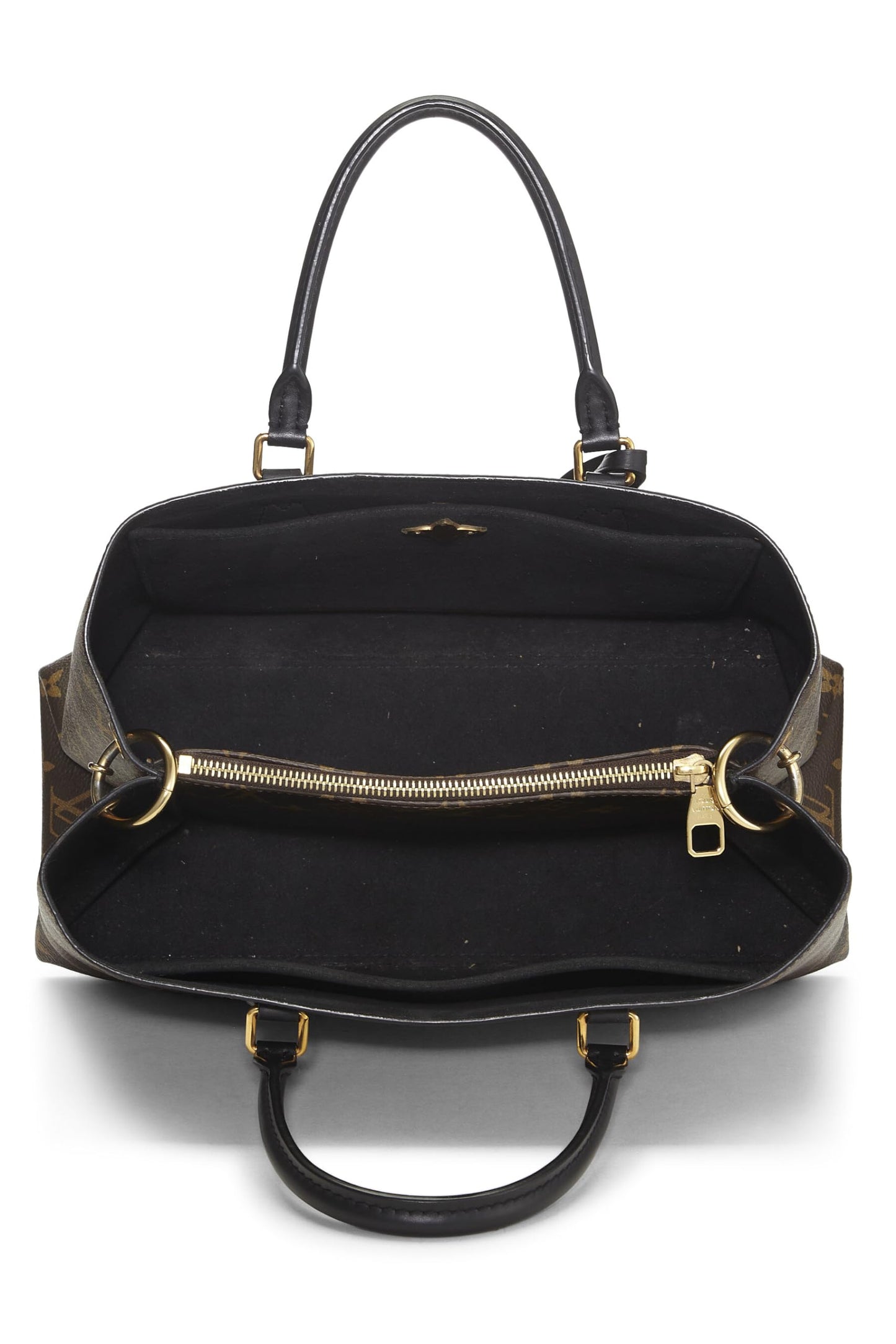Louis Vuitton,  Black Monogram Canvas Flower Tote, Black