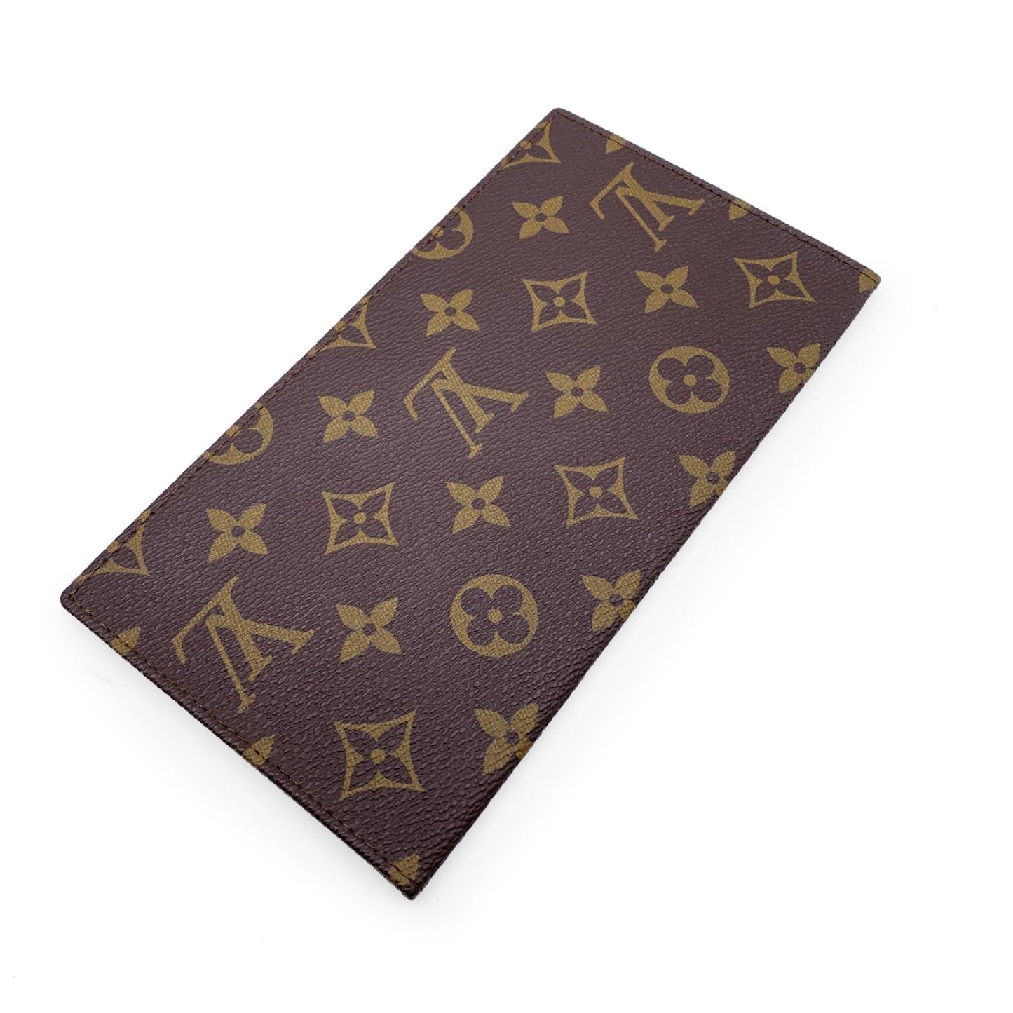 LOUIS VUITTON Vintage Monogram Canvas Checkbook Holder Wallet