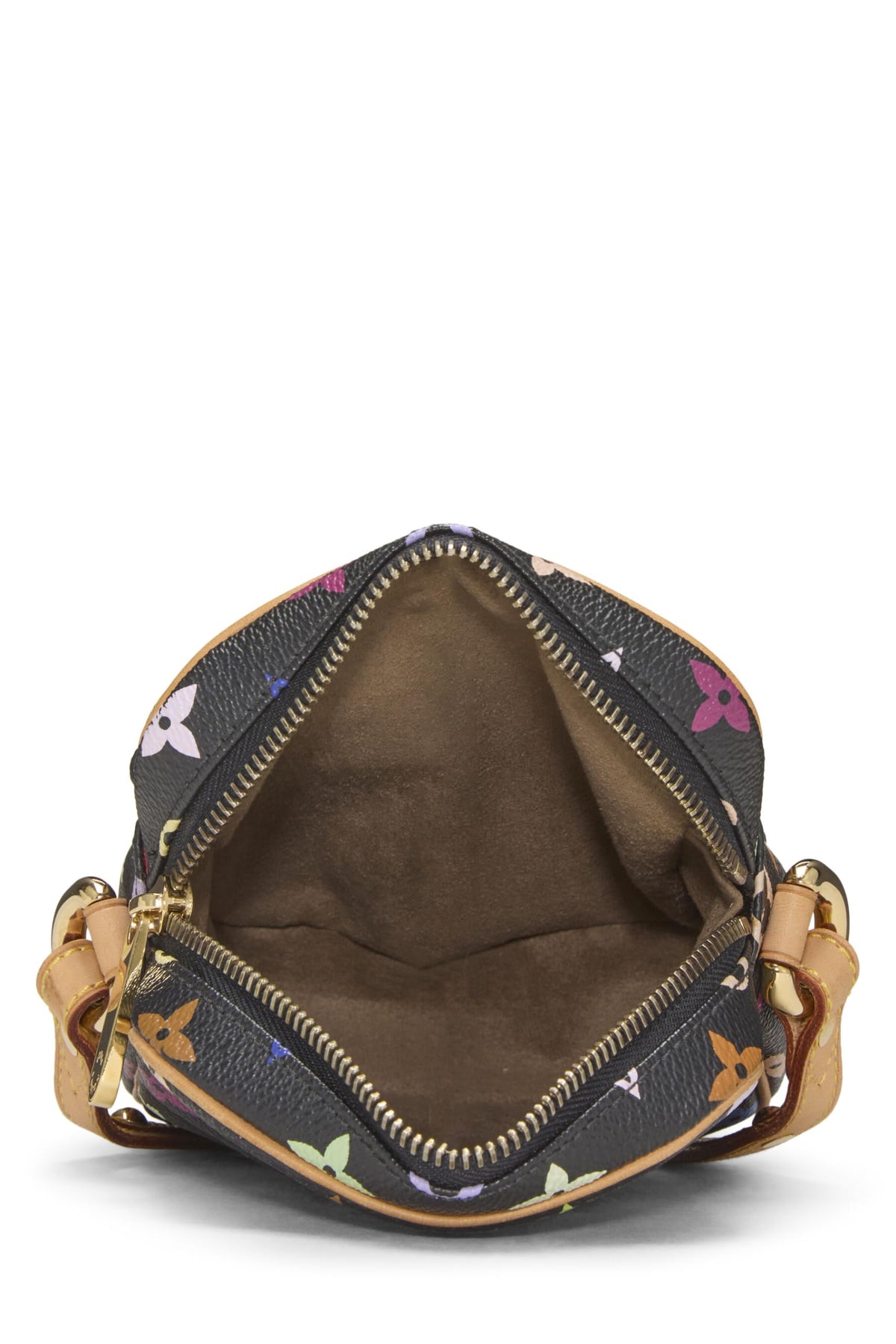 Louis Vuitton,  Takashi Murakami x Louis Vuitton Black Monogram Multicolore Rift, Black