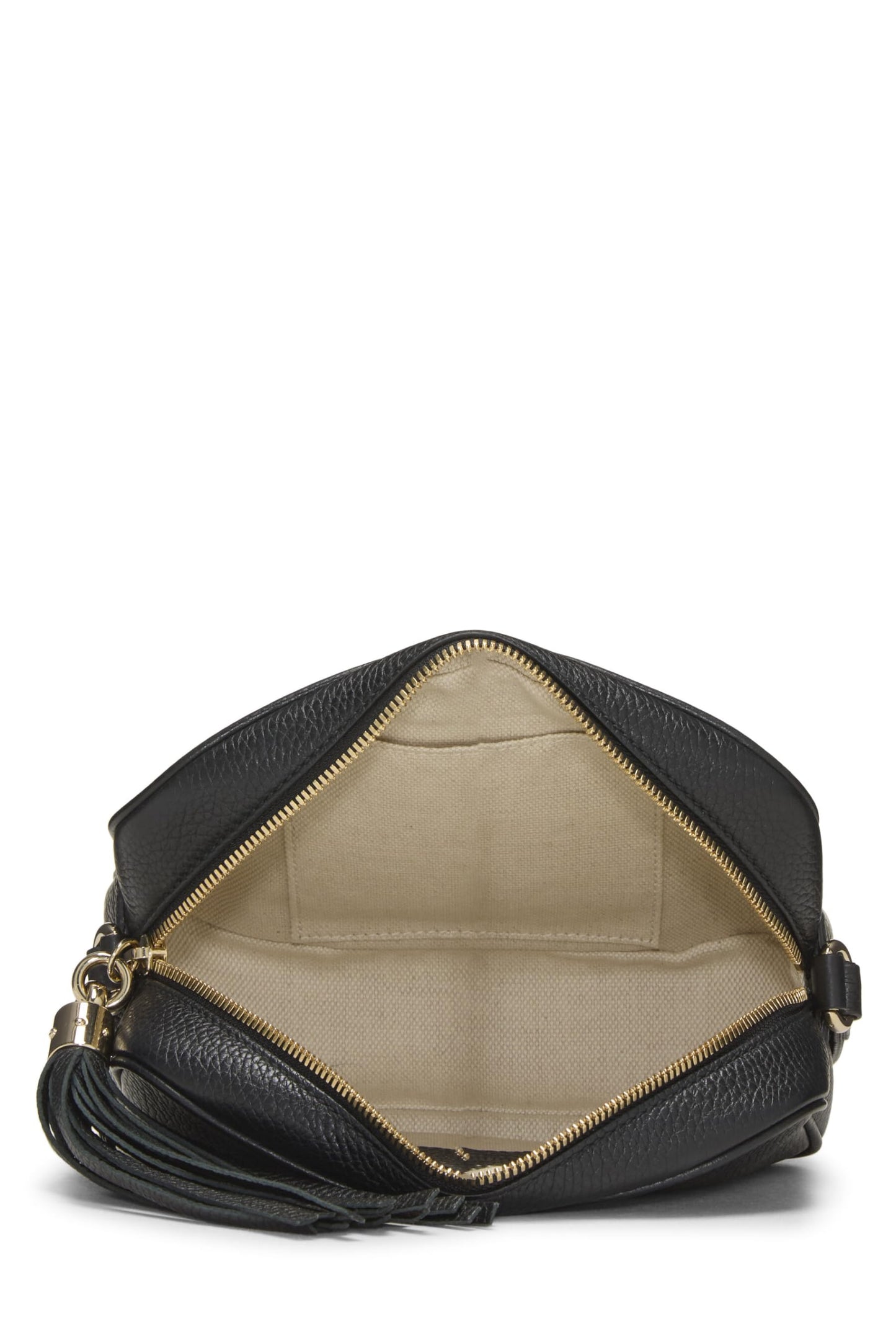Gucci, Black Leather Soho Disco Bag, Black