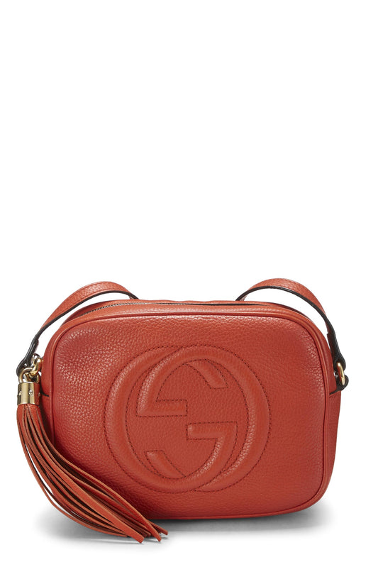 Gucci, Orange Grained Leather Soho Disco, Orange