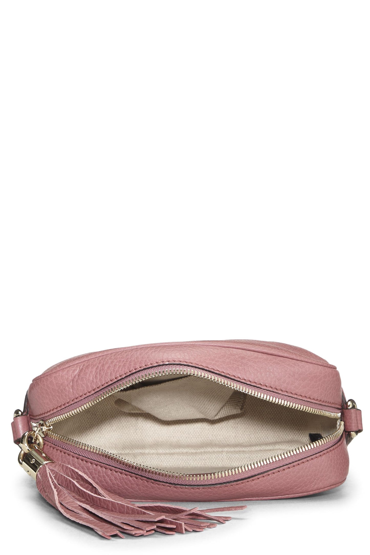 Gucci, Pink Leather Grained Leather Soho Disco, Pink