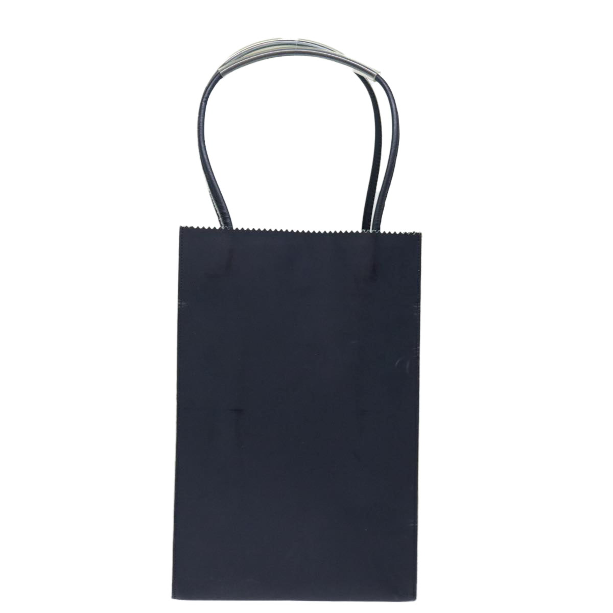 Top Quality Chanel Hand Bag Enamel Navy CC Auth 71573