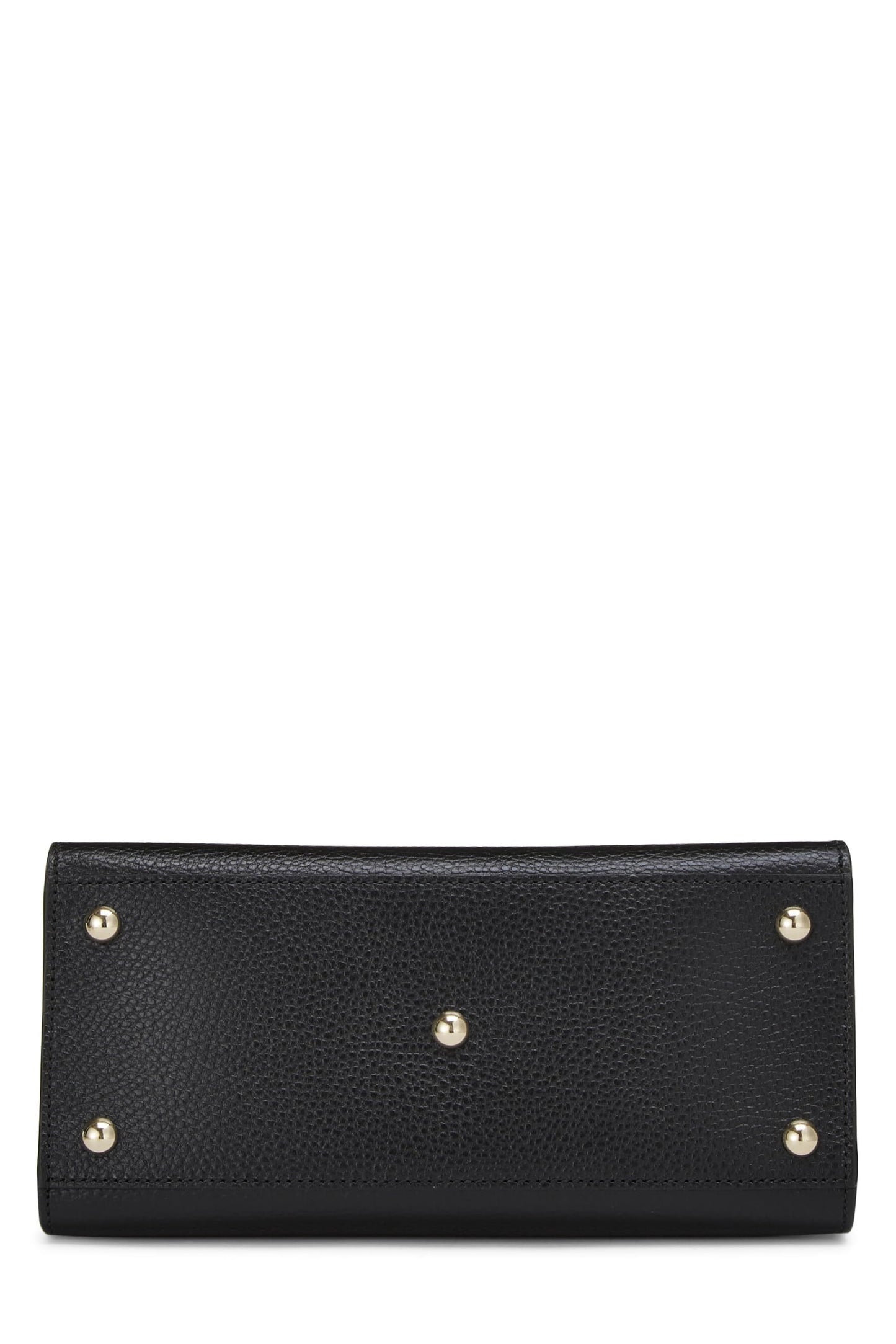 Gucci, Black Grained Leather Soho Handbag, Black