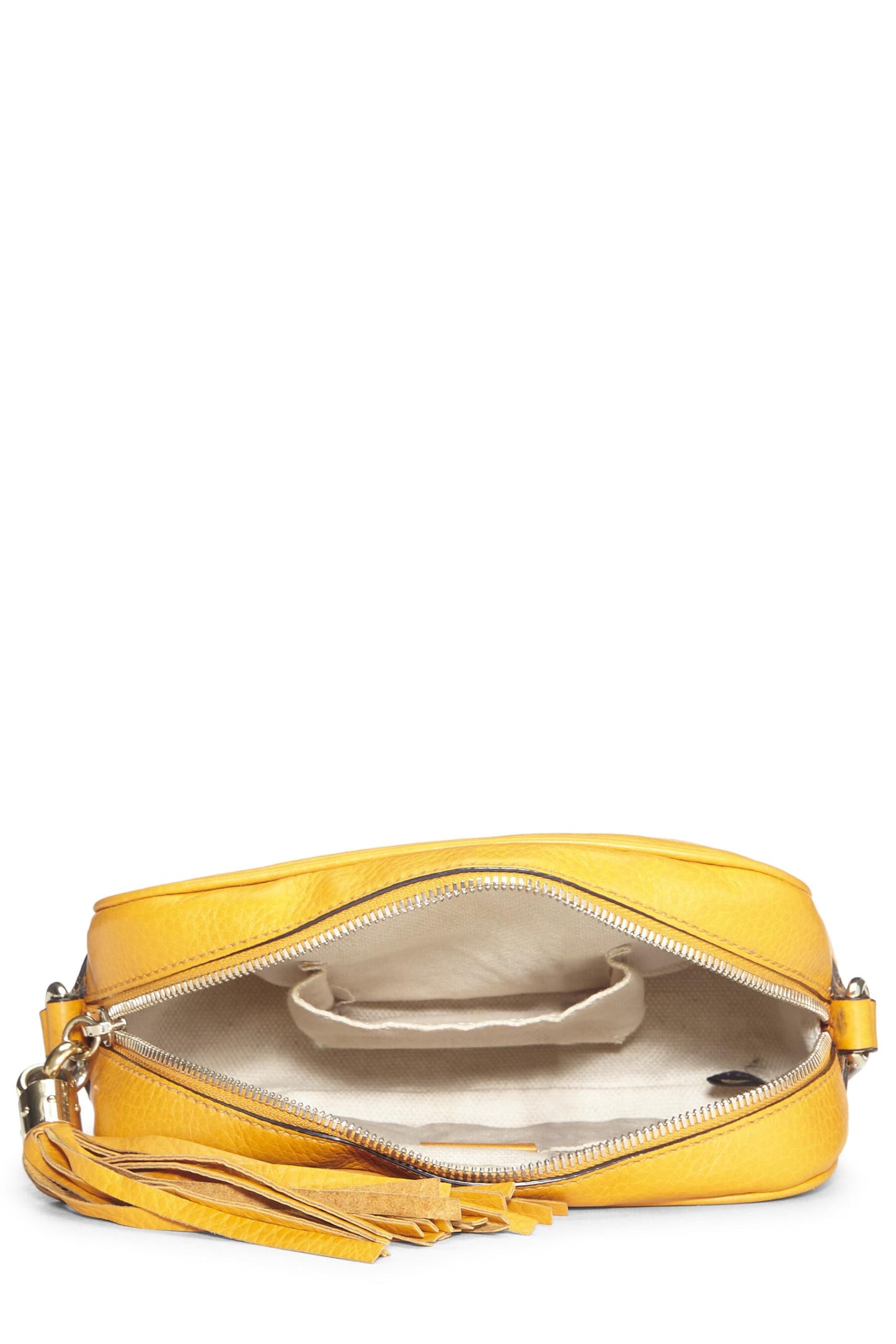 Gucci, Orange Grained Leather Soho Disco, Orange