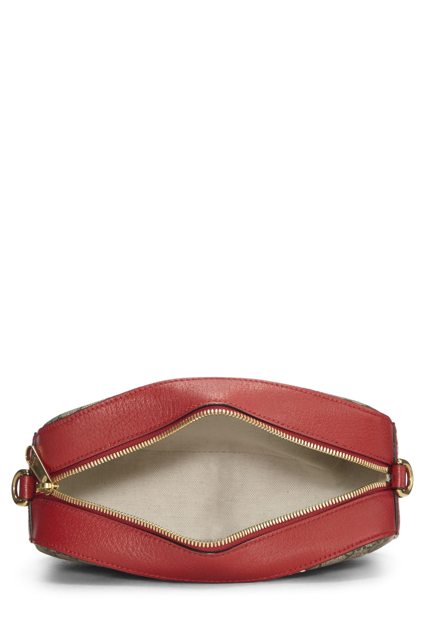 Gucci, Red Original GG Supreme Canvas Apple Camera Bag, Red