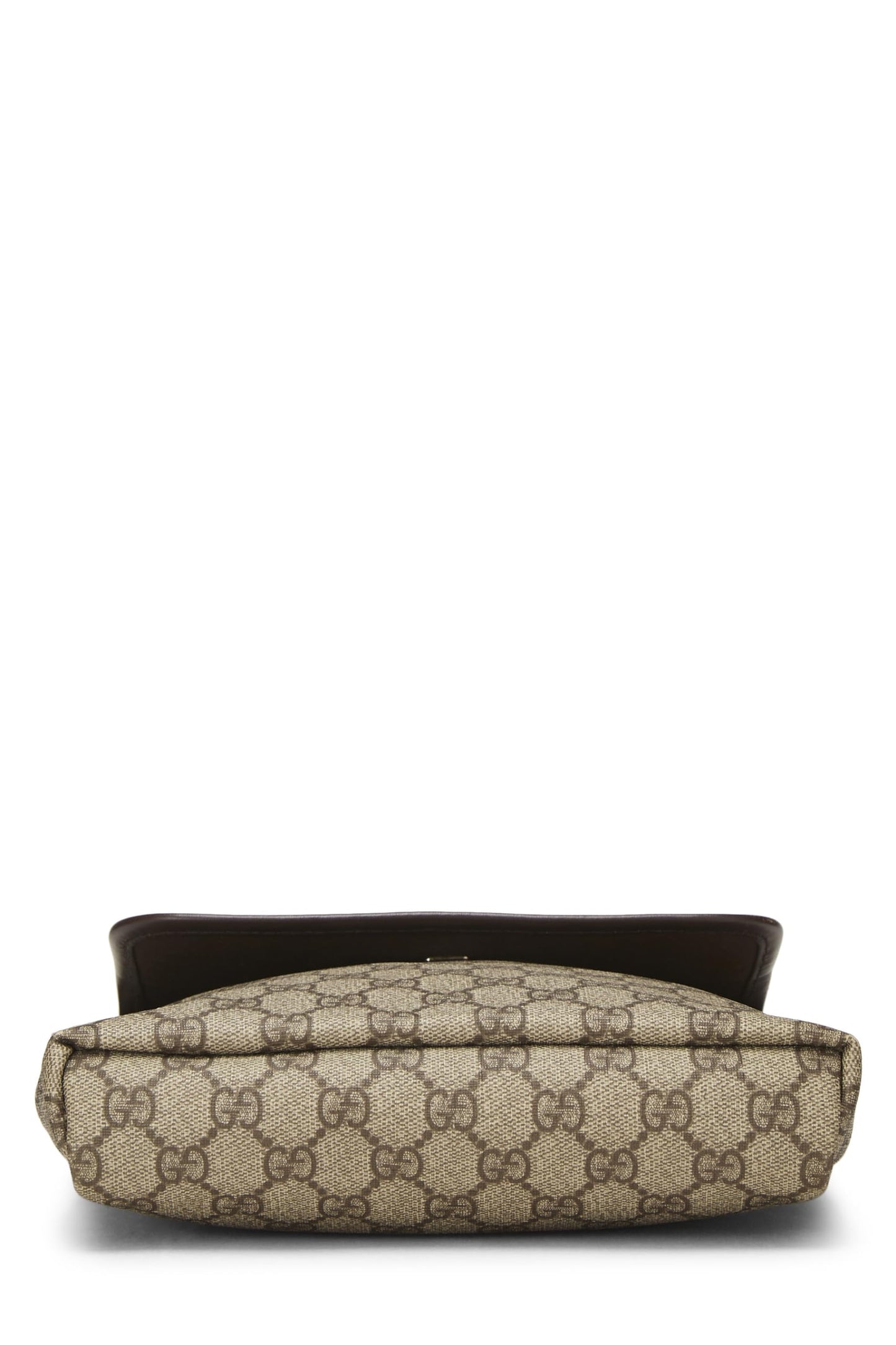 Gucci, Original GG Supreme Canvas Flat Messenger Small, Brown