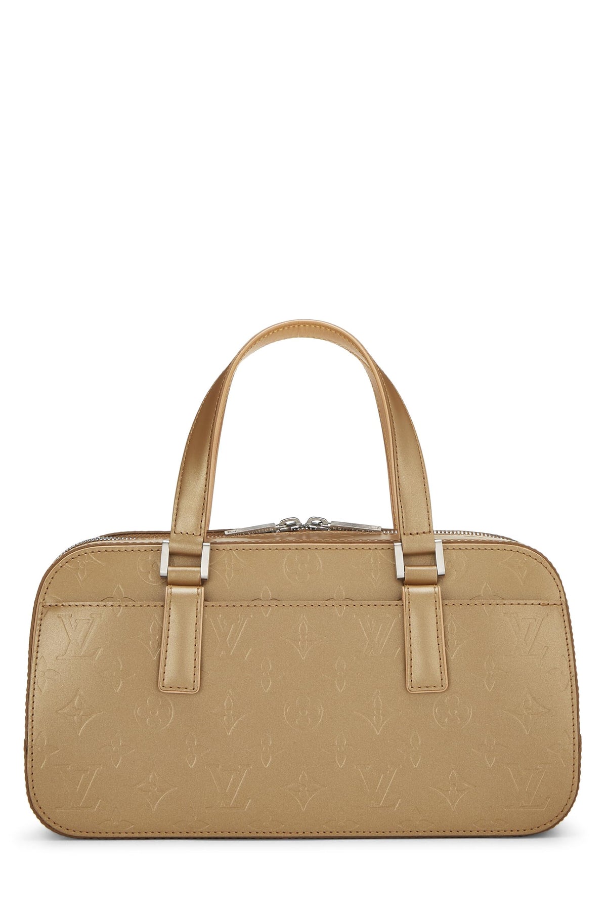Louis Vuitton,  Beige Vernis Mat Shelton, Beige