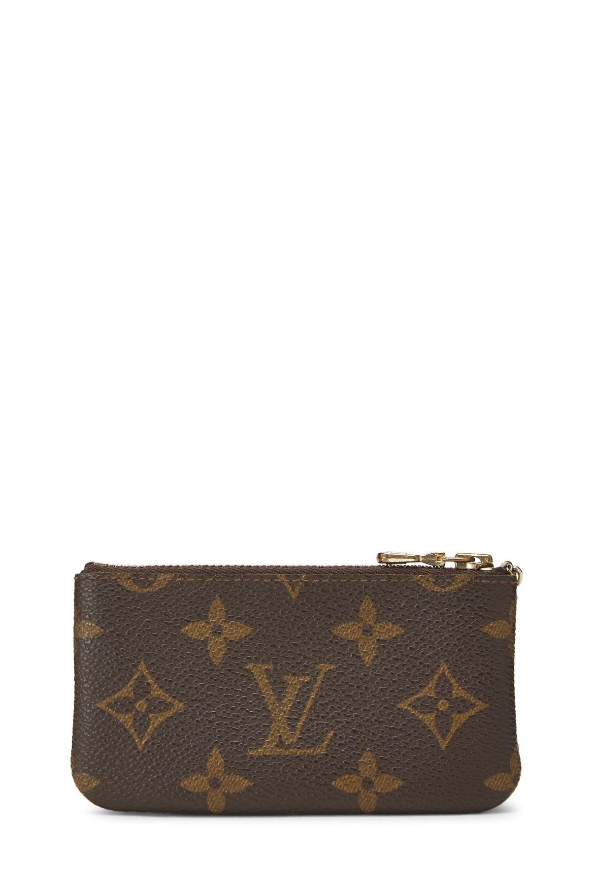 Louis Vuitton,  Monogram Canvas Pochette Clefs, Brown