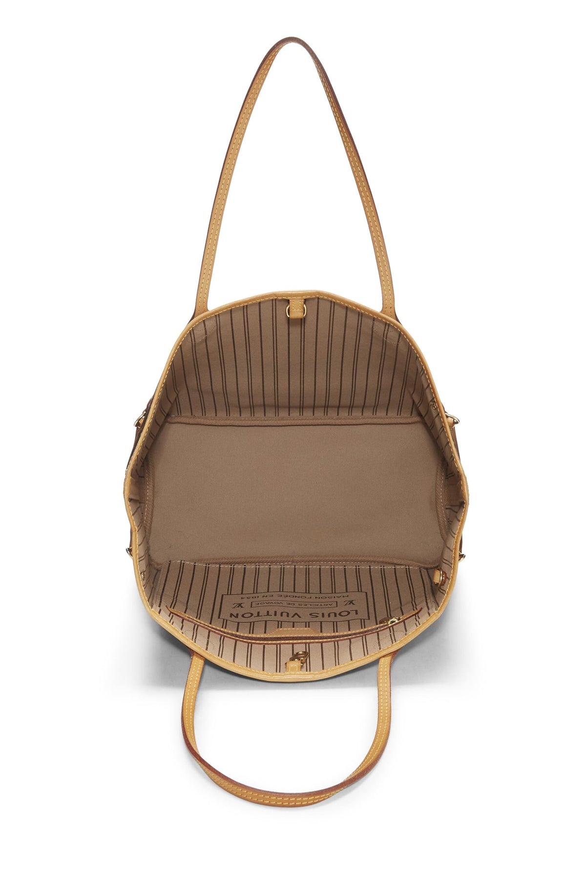 Louis Vuitton,  Monogram Canvas Neverfull MM NM, Brown