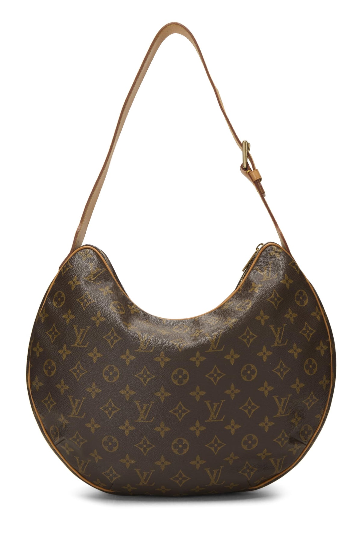 Louis Vuitton,  Monogram Canvas Croissant GM, Brown