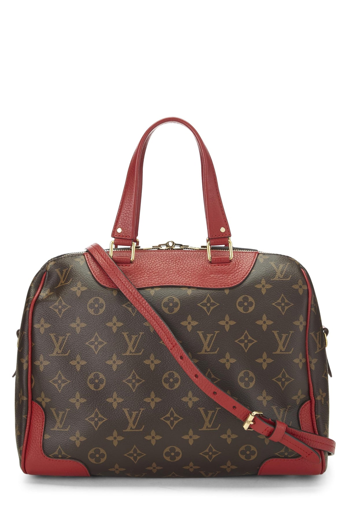 Louis Vuitton,  Red Monogram Canvas Retiro NM, Red