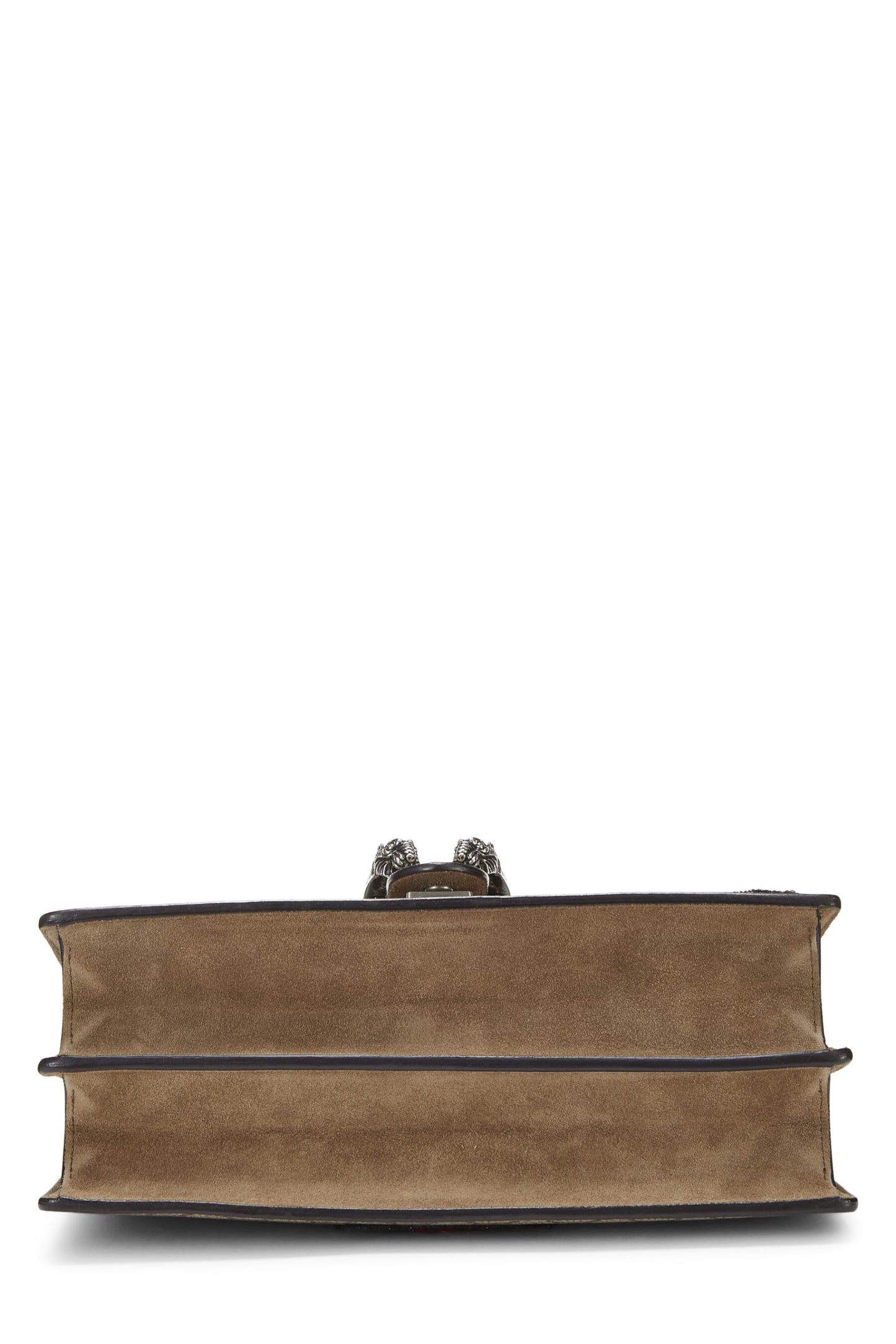 Gucci, Multicolor Embroidered GG Supreme Canvas Dionysus Bag Medium, Brown