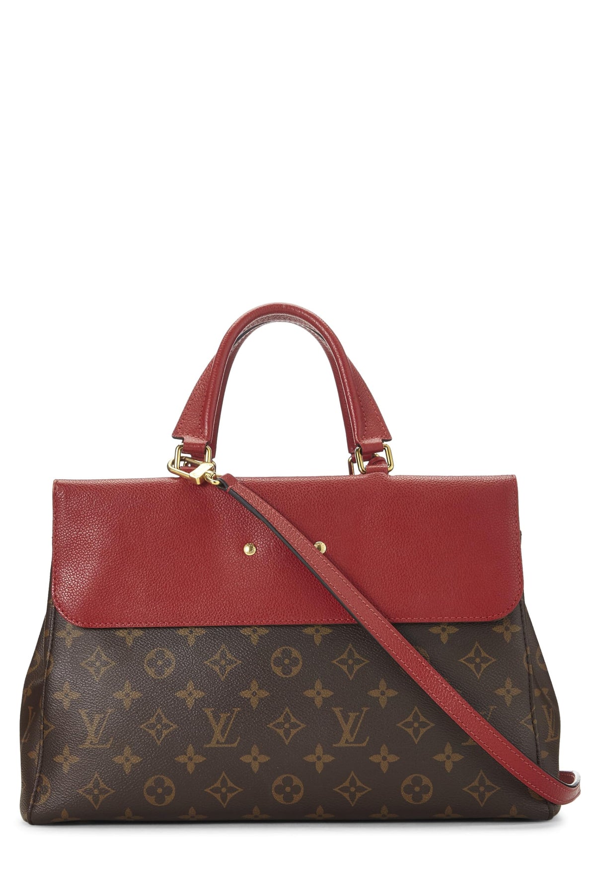 Louis Vuitton,  Navy Monogram Canvas Venus, Red