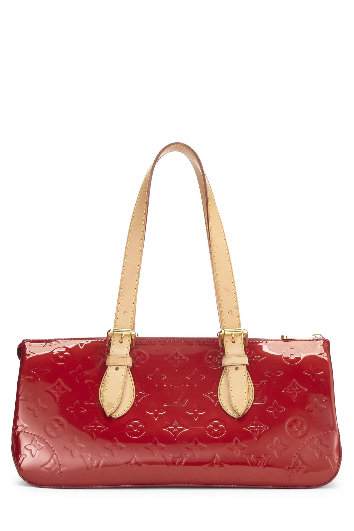 Louis Vuitton,  Pomme D'amour Monogram Vernis Rosewood Avenue, Red